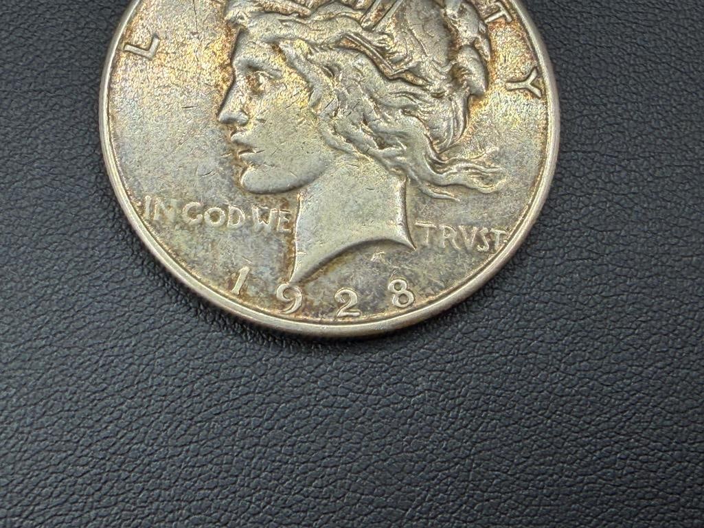 1928-S U.S. PEACE SILVER DOLLAR - 3