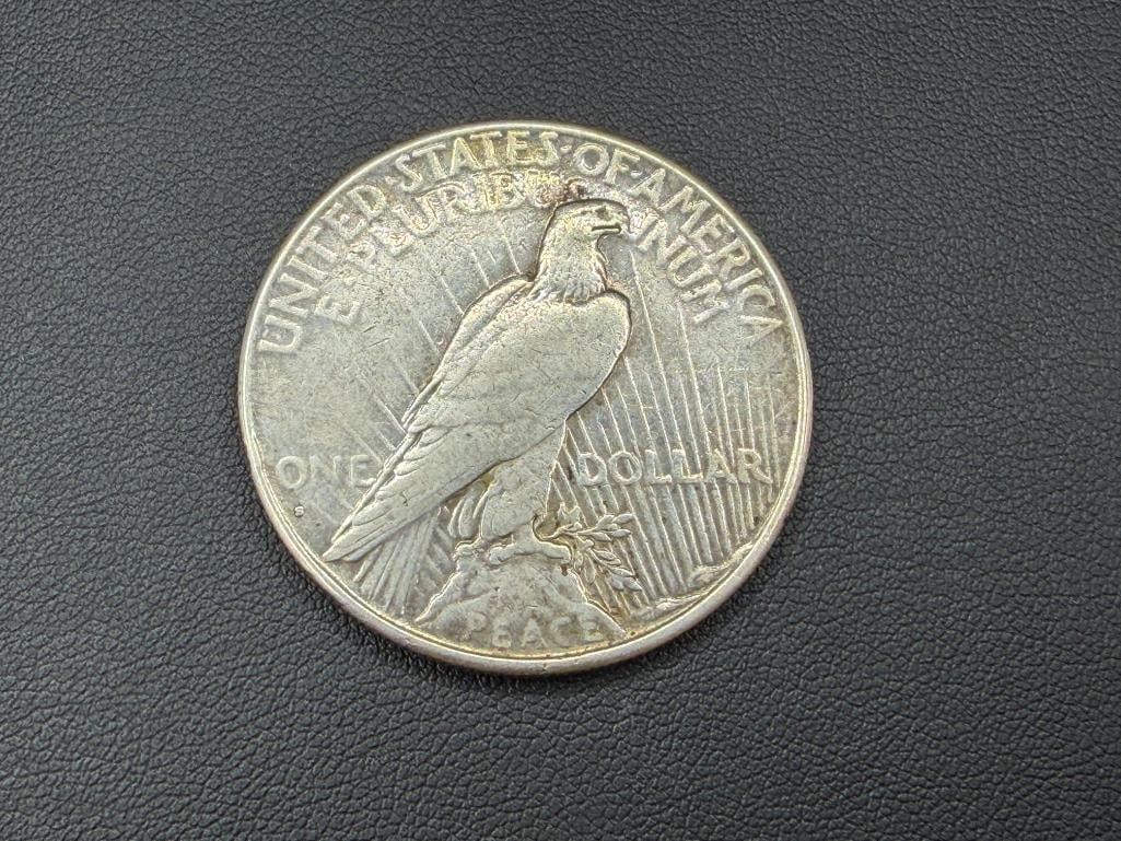 1928-S U.S. PEACE SILVER DOLLAR - 4