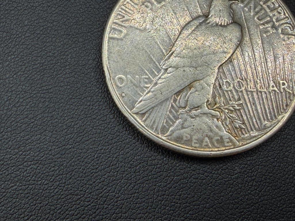 1928-S U.S. PEACE SILVER DOLLAR - 6