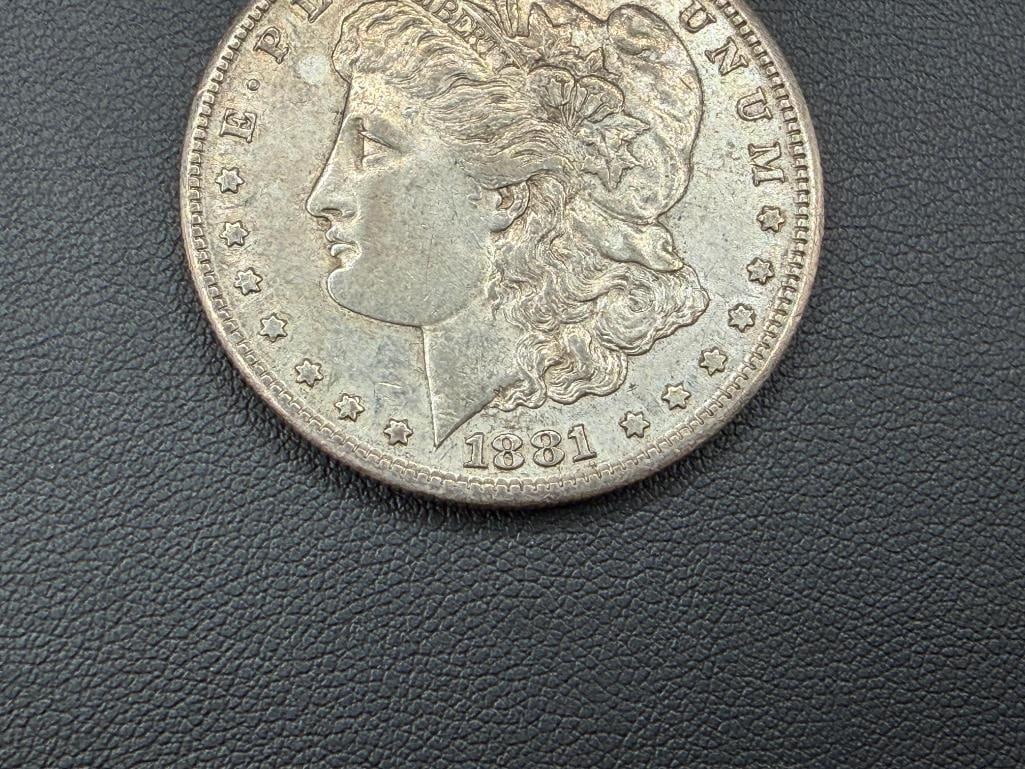 1881-S U.S. MORGAN SILVER DOLLAR - 3