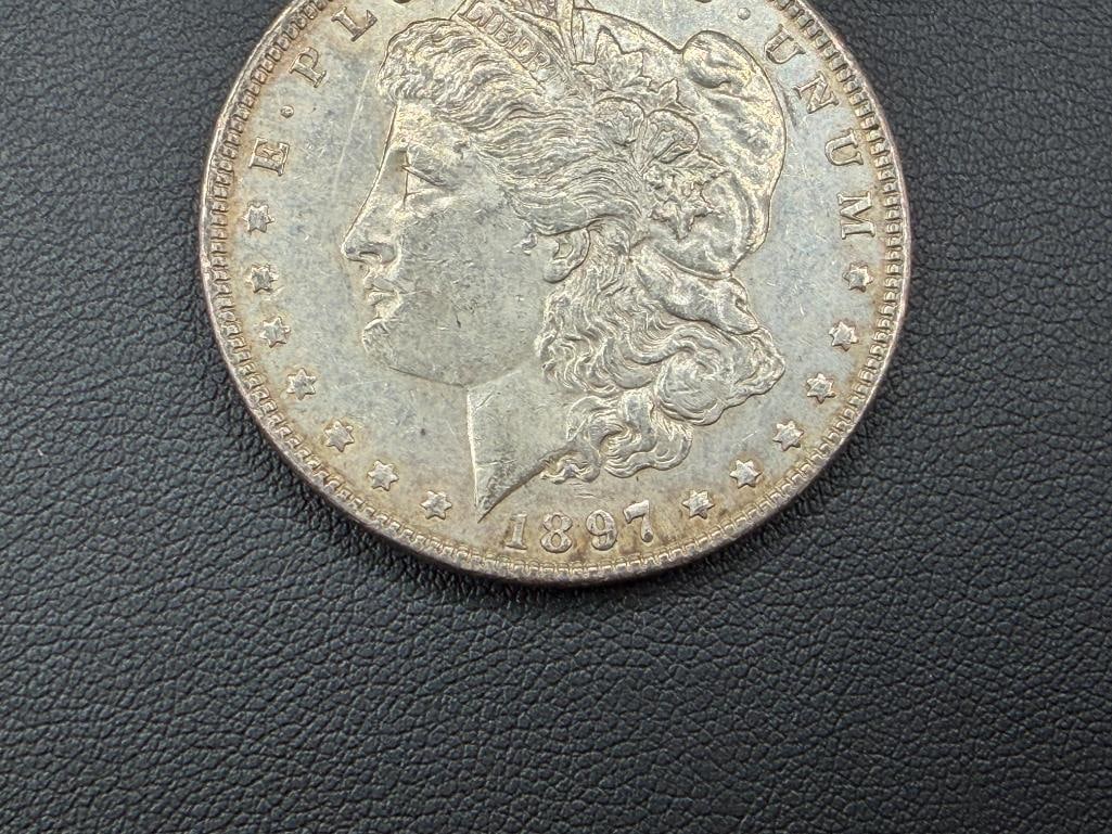 1897 U.S. MORGAN SILVER DOLLAR - 3