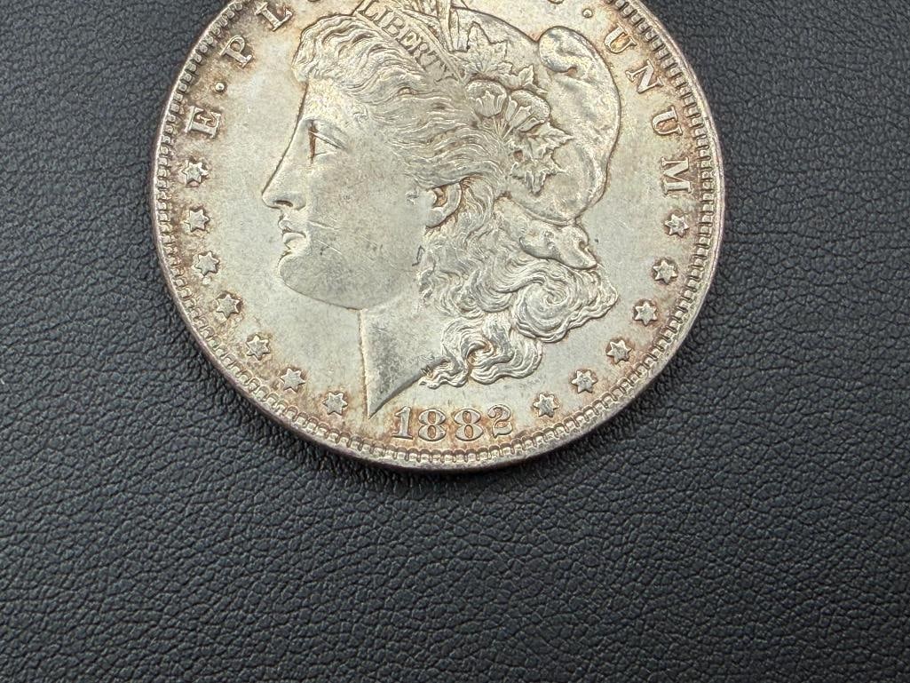 1882 U.S. MORGAN SILVER DOLLAR - 3