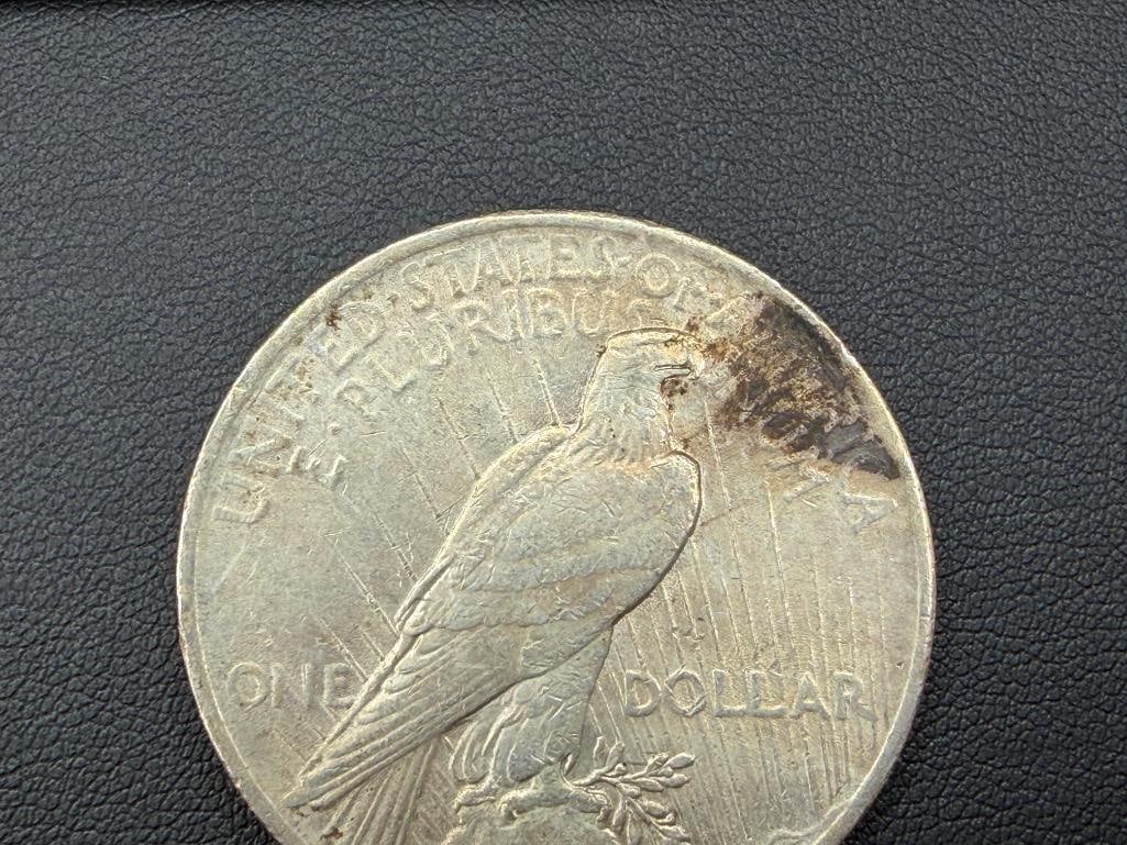 1923 U.S. PEACE SILVER DOLLAR - 5