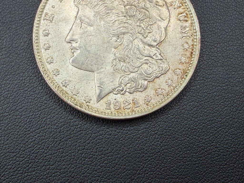 1921 U.S. MORGAN SILVER DOLLAR - 3