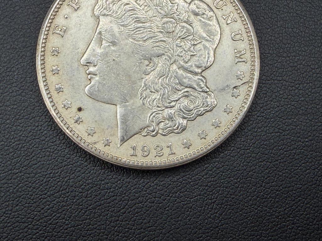 1921-S U.S. MORGAN SILVER DOLLAR - 3