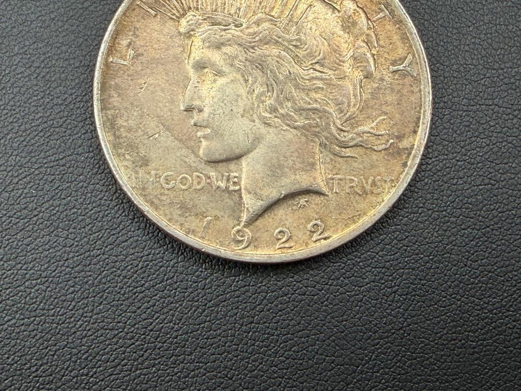1922 U.S. PEACE SILVER DOLLAR - 3