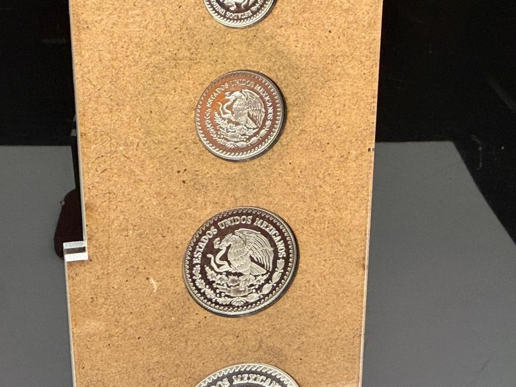 2024 MEXICO LIBERTAD PROOF SET FEATURING FIVE .999 FINE SILVER COINS - 10