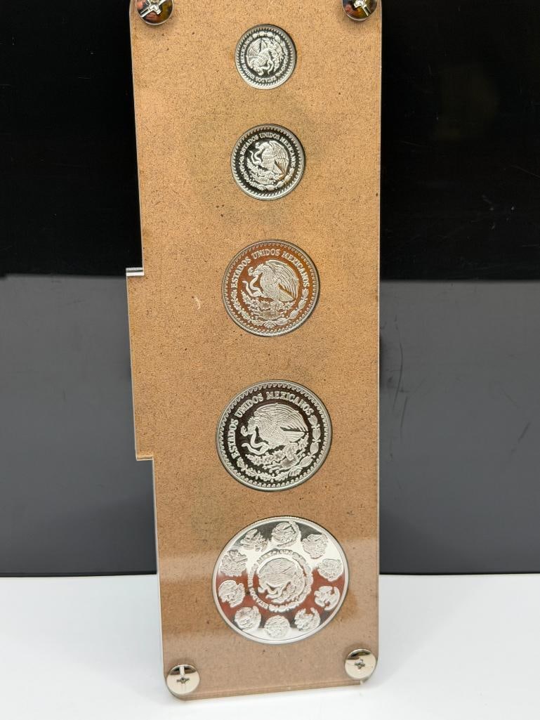 2024 MEXICO LIBERTAD PROOF SET FEATURING FIVE .999 FINE SILVER COINS - 7
