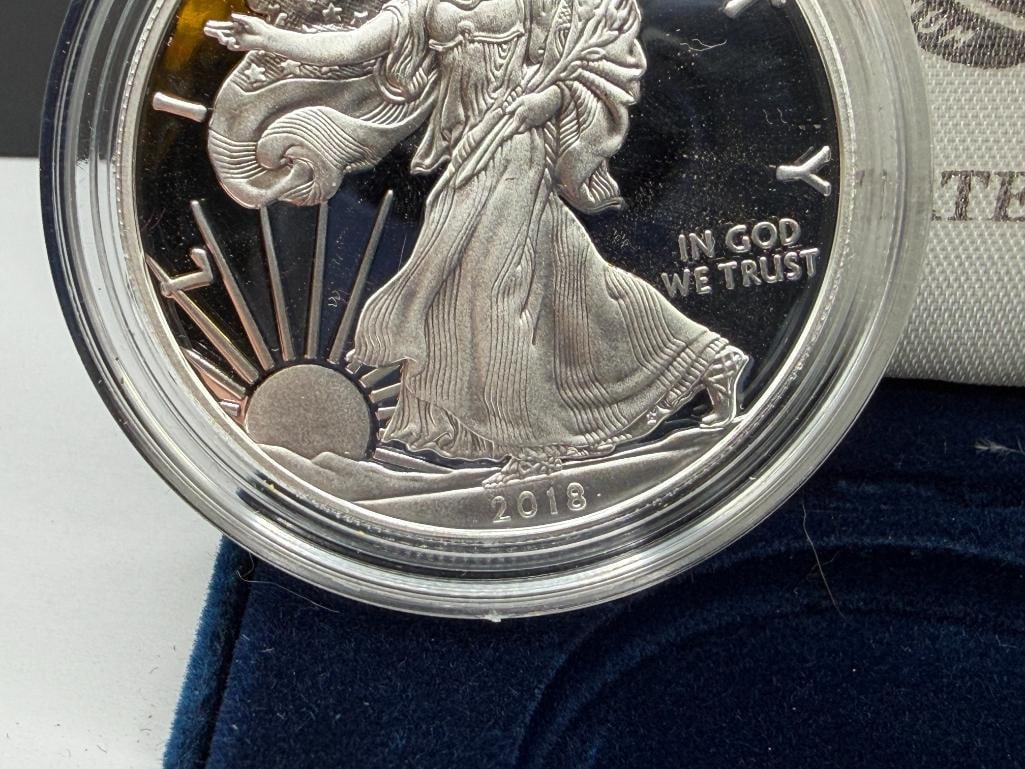2018-S AMERICAN SILVER EAGLE .999 FINE SILVER PROOF DOLLAR - 5