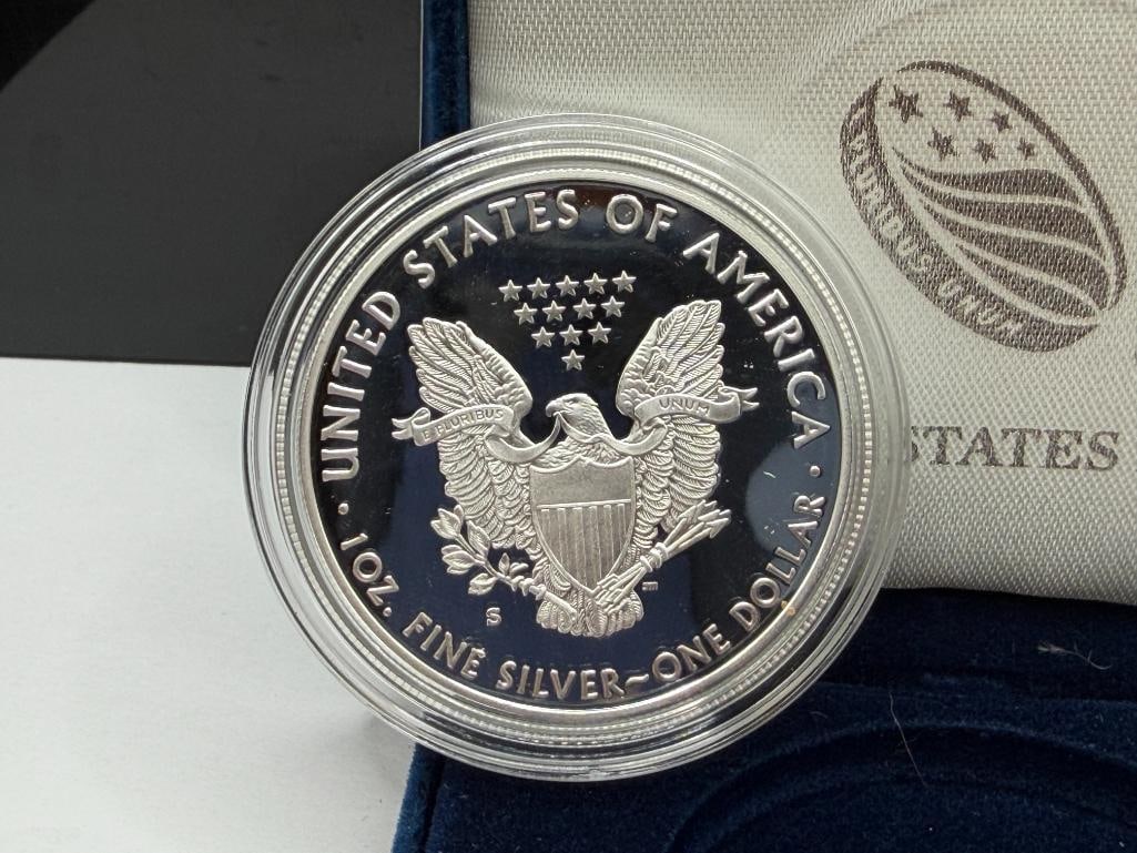 2018-S AMERICAN SILVER EAGLE .999 FINE SILVER PROOF DOLLAR - 6