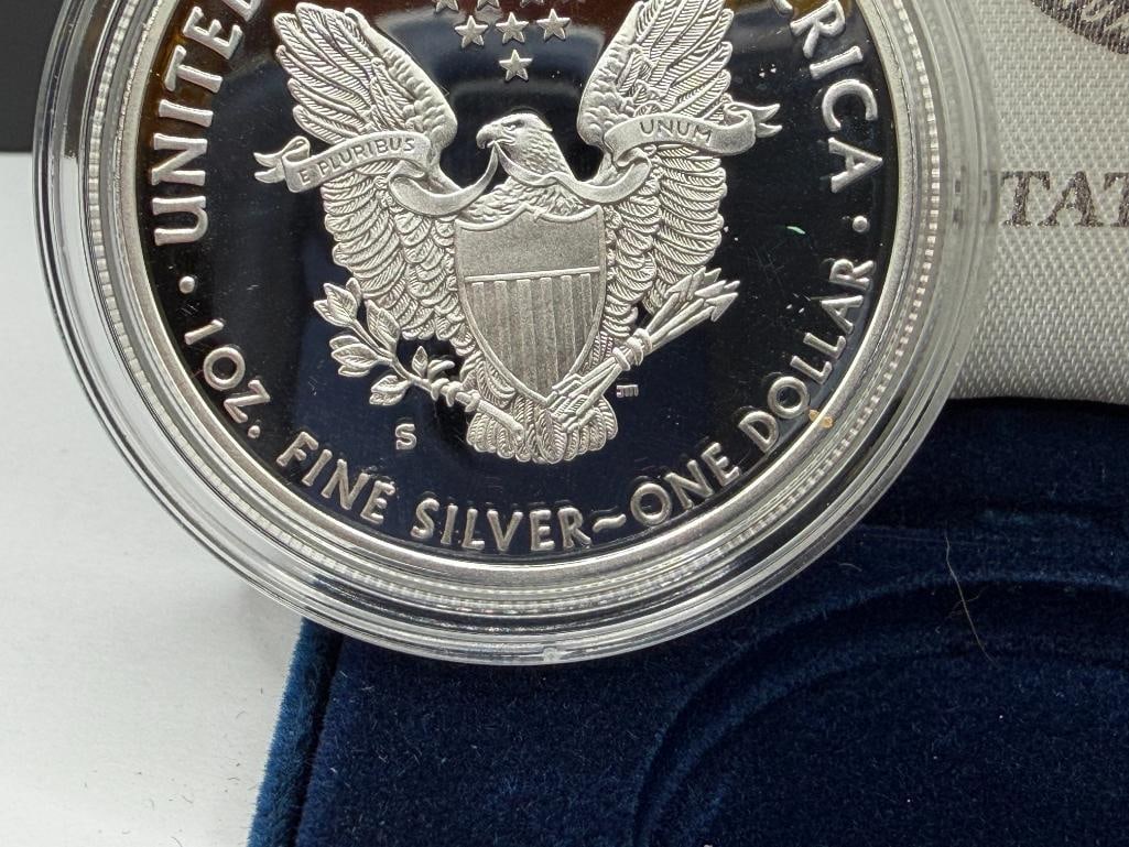 2018-S AMERICAN SILVER EAGLE .999 FINE SILVER PROOF DOLLAR - 8