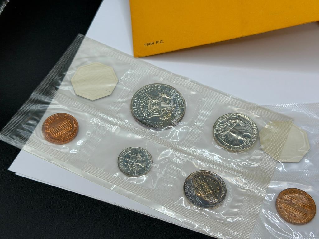 1960 - 1964 U.S. MINT PROOF SETS IN ORIGINAL GOVERNMENT PACKAGING - 12