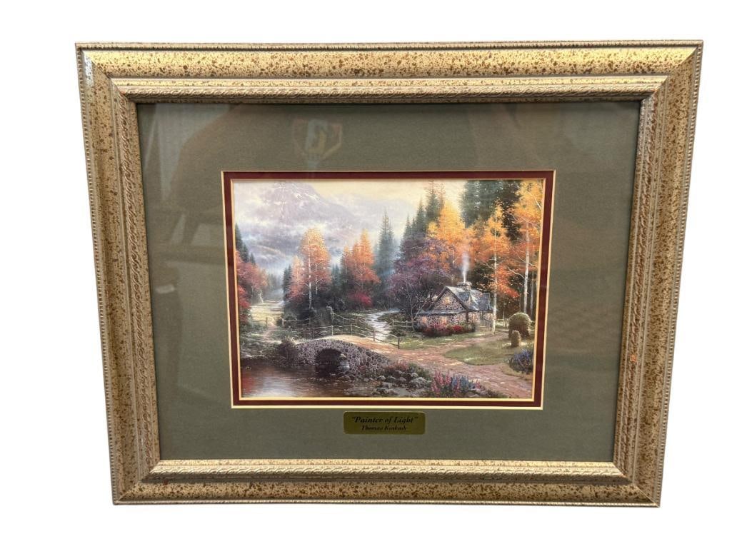 THOMAS KINKADE PAINTER OF LIGHT PRINT TITLED VALLEY OF PEACE (1 of 6)