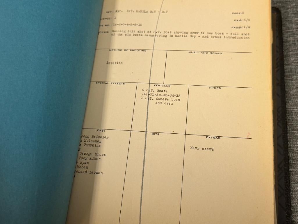 THEY WERE EXPENDABLE 1945 AMERICAN WAR FILM MOVIE SCRIPT BOOK DIRECTED BY JOHN FORD WITH JOHN WAYNE - 3