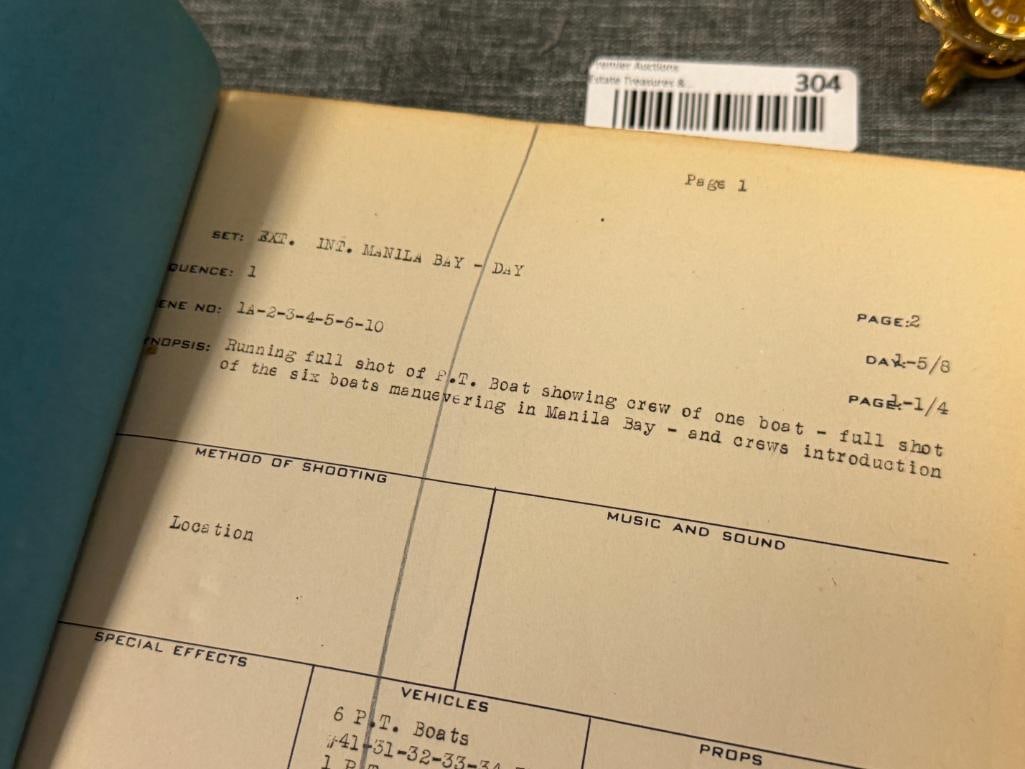 THEY WERE EXPENDABLE 1945 AMERICAN WAR FILM MOVIE SCRIPT BOOK DIRECTED BY JOHN FORD WITH JOHN WAYNE - 4
