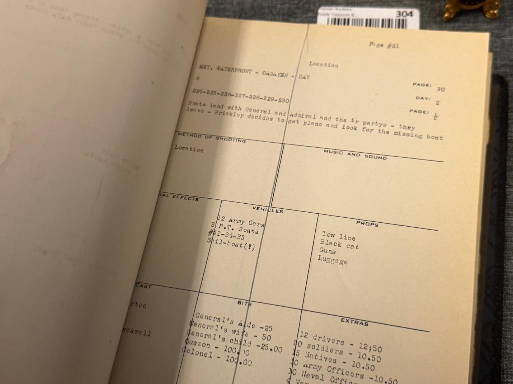 THEY WERE EXPENDABLE 1945 AMERICAN WAR FILM MOVIE SCRIPT BOOK DIRECTED BY JOHN FORD WITH JOHN WAYNE - 5
