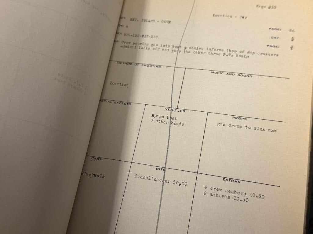 THEY WERE EXPENDABLE 1945 AMERICAN WAR FILM MOVIE SCRIPT BOOK DIRECTED BY JOHN FORD WITH JOHN WAYNE - 6