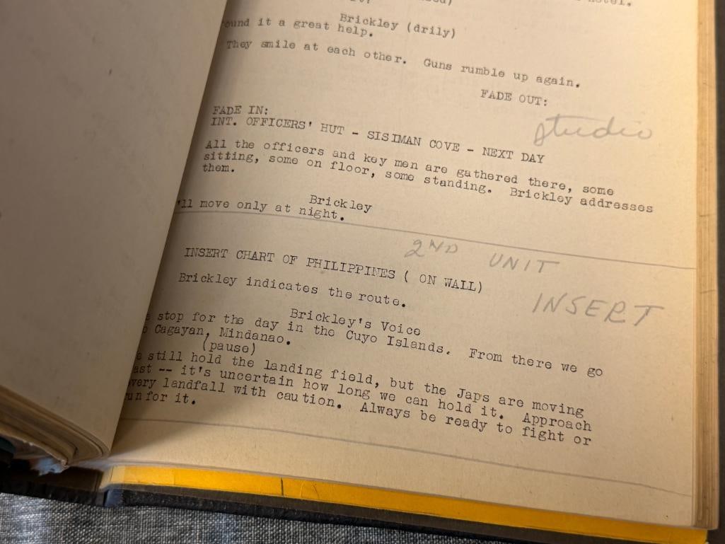THEY WERE EXPENDABLE 1945 AMERICAN WAR FILM MOVIE SCRIPT BOOK DIRECTED BY JOHN FORD WITH JOHN WAYNE - 8