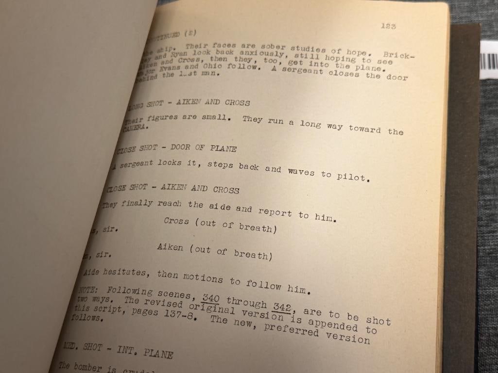 THEY WERE EXPENDABLE 1945 AMERICAN WAR FILM MOVIE SCRIPT BOOK DIRECTED BY JOHN FORD WITH JOHN WAYNE - 9