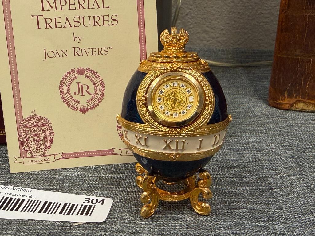 JOAN RIVERS IMPERIAL TREASURES THE TIME PIECE EGG - 2