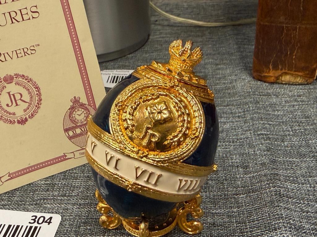 JOAN RIVERS IMPERIAL TREASURES THE TIME PIECE EGG - 5