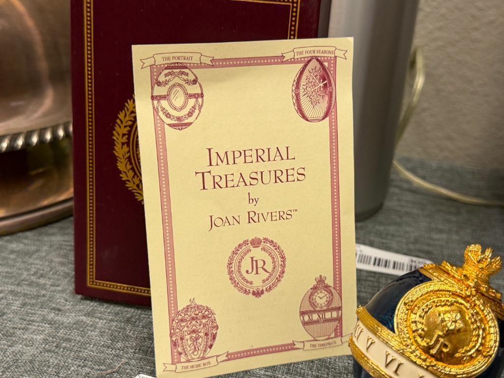 JOAN RIVERS IMPERIAL TREASURES THE TIME PIECE EGG - 6