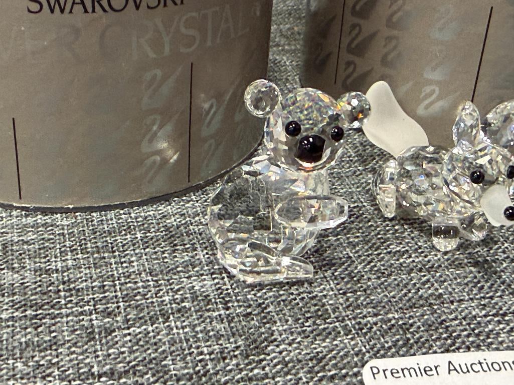 SWAROVSKI CRYSTAL MINI KOALA 7673NR030 AND MINI RUNNING FOX 7677NR055 - 3