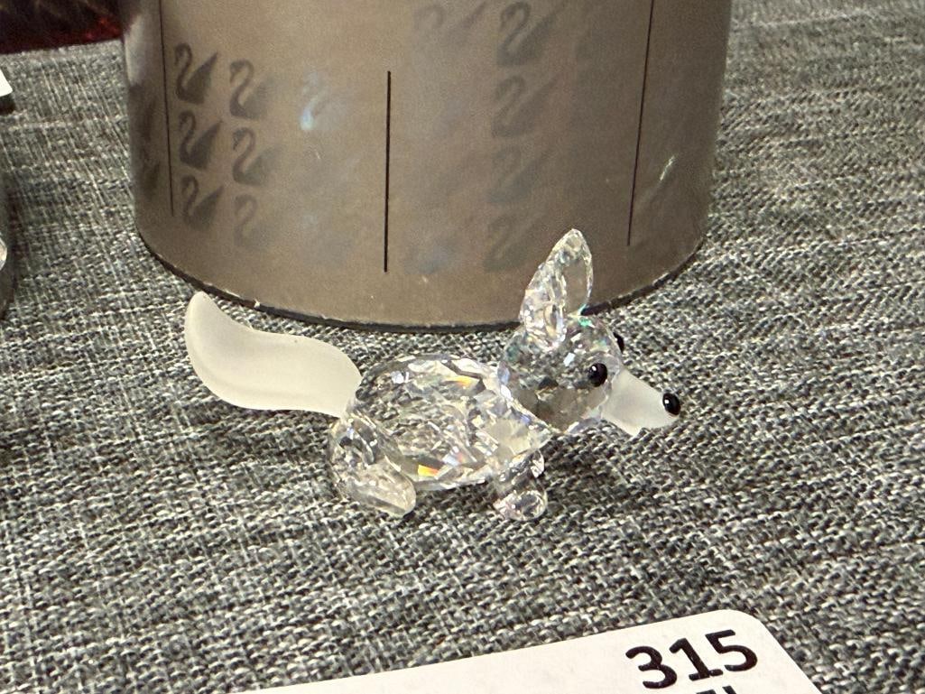 SWAROVSKI CRYSTAL MINI KOALA 7673NR030 AND MINI RUNNING FOX 7677NR055 - 4