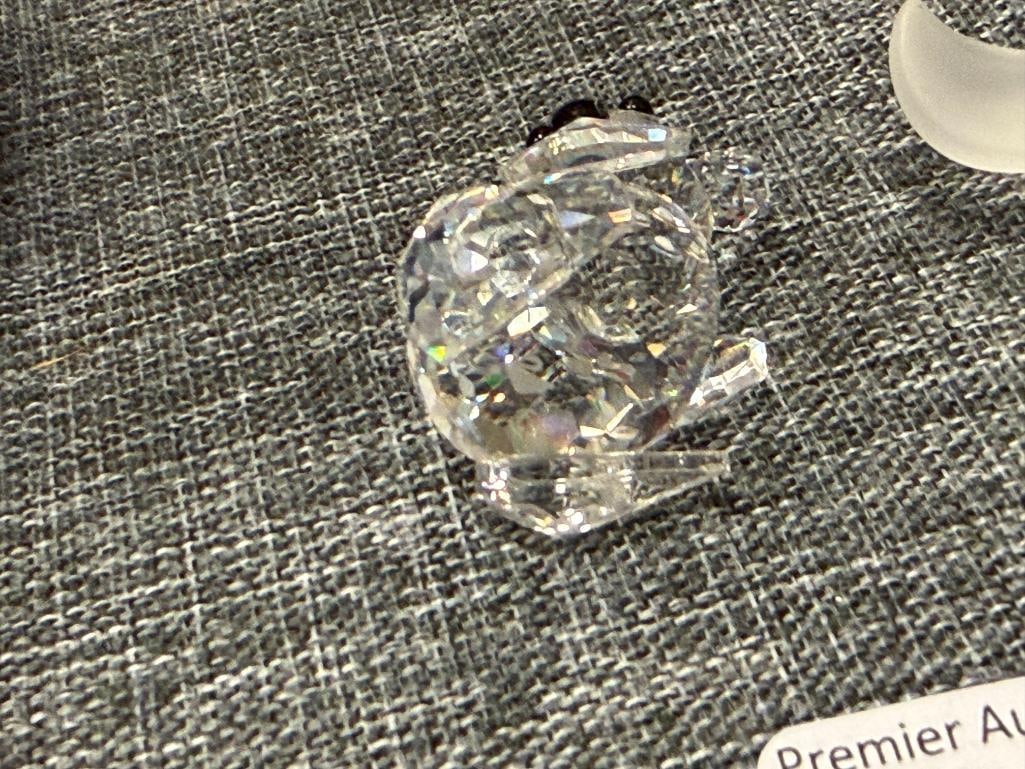 SWAROVSKI CRYSTAL MINI KOALA 7673NR030 AND MINI RUNNING FOX 7677NR055 - 7