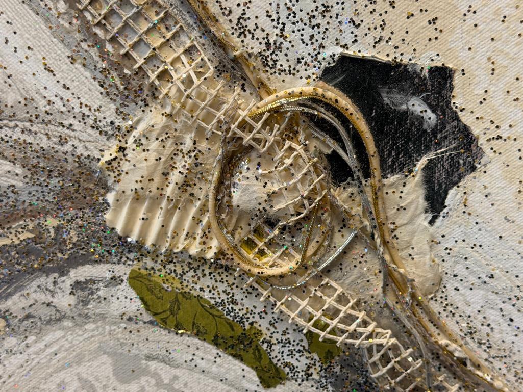 PATRICK MCNURNEY MIXED MEDIA ORIGINAL PAINTING ON CANVAS ABSTRACT - 3