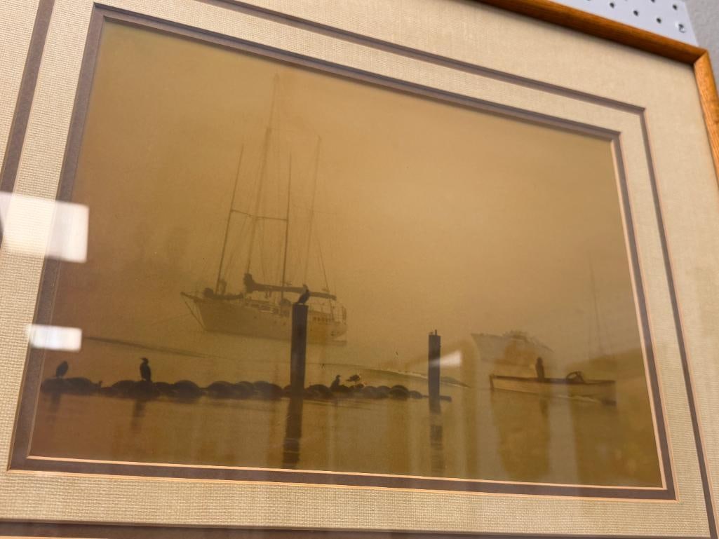 FISHERMAN IN THE FOG, SAUSALITO, CA #91 PHOTOGRAPH - 2