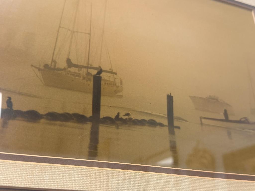 FISHERMAN IN THE FOG, SAUSALITO, CA #91 PHOTOGRAPH - 3
