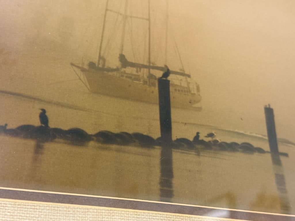 FISHERMAN IN THE FOG, SAUSALITO, CA #91 PHOTOGRAPH - 4