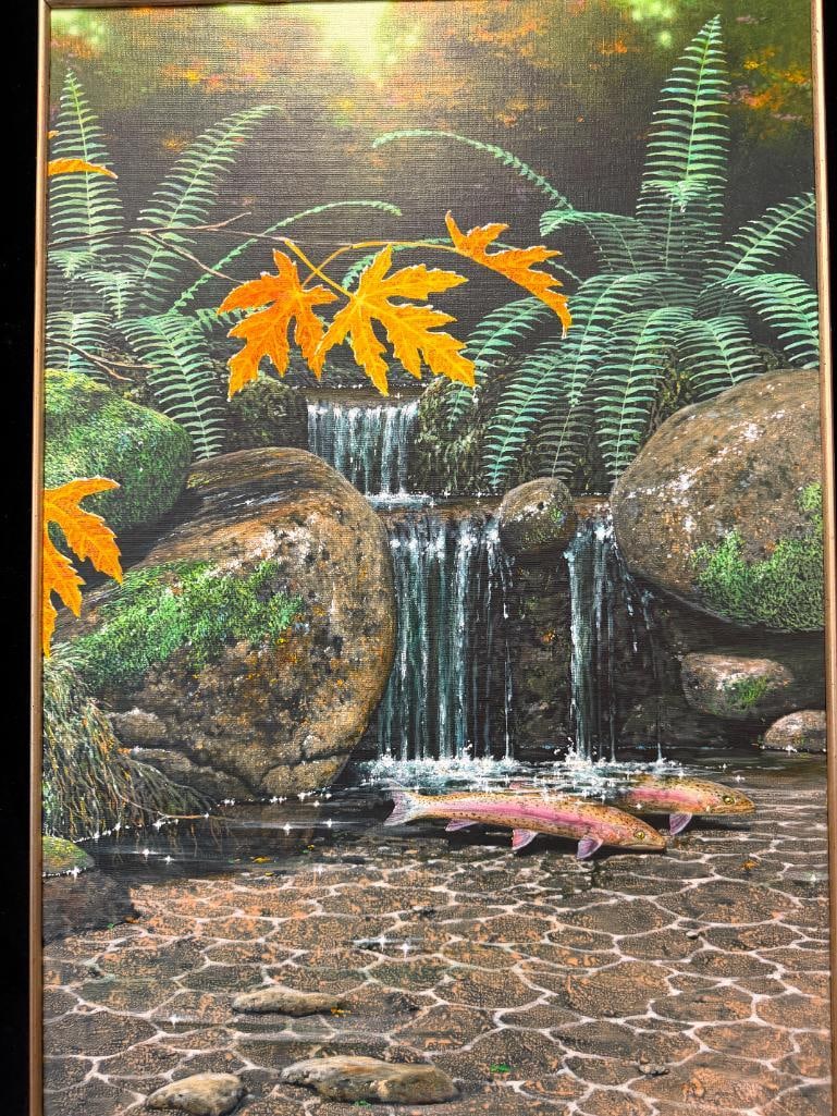 STAN STOKES PHOTOREALISTIC AND HISTORICAL ARTIST ORIGINAL OIL ON CANVAS PAINTING - 2