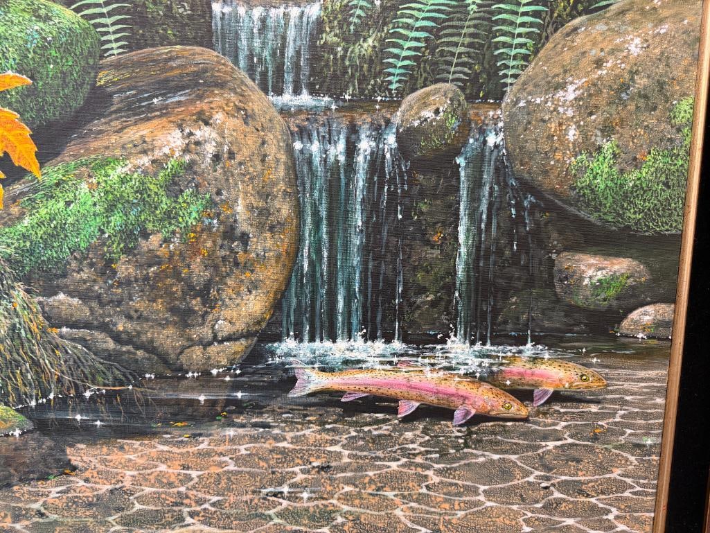 STAN STOKES PHOTOREALISTIC AND HISTORICAL ARTIST ORIGINAL OIL ON CANVAS PAINTING - 3