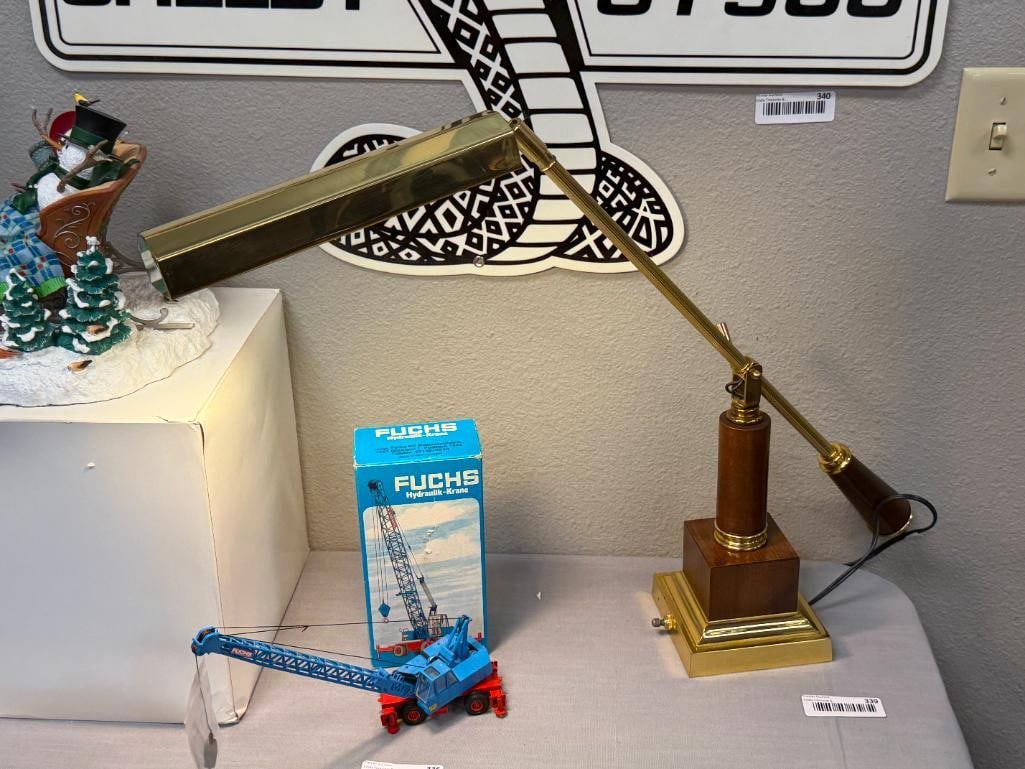 1980'S BALANCED-ARM DESK / PIANO FLUORESCENT LAMP - 6