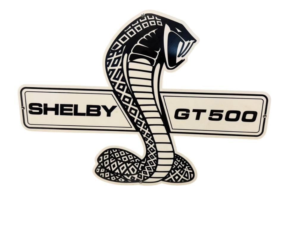 SHELBY GT 500 COBRA AUTOMOTIVE METAL SHOP / MAN CAVE SIGN (1 of 6)