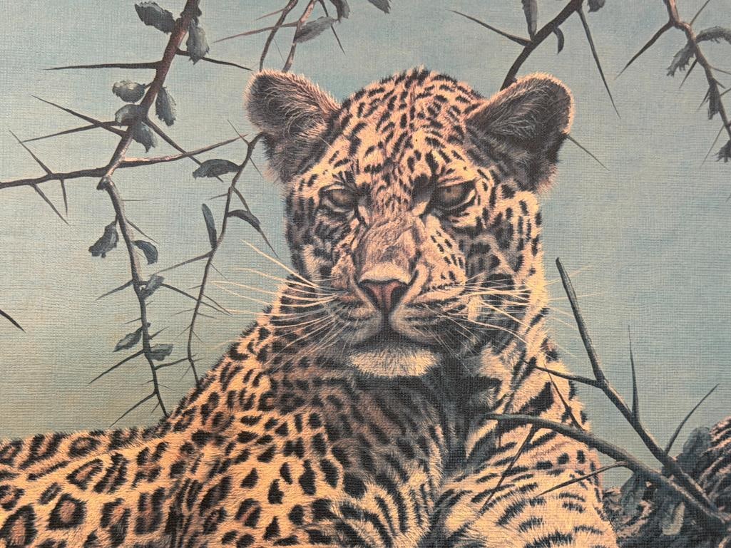 GARY DAWSON WILDLIFE ARTIST LIMITED EDITION PRINT ON BOARD CHEETAH NO. 272/1000 - 3