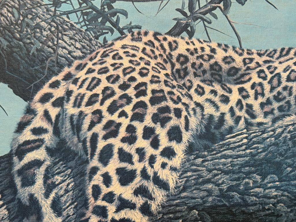 GARY DAWSON WILDLIFE ARTIST LIMITED EDITION PRINT ON BOARD CHEETAH NO. 272/1000 - 5