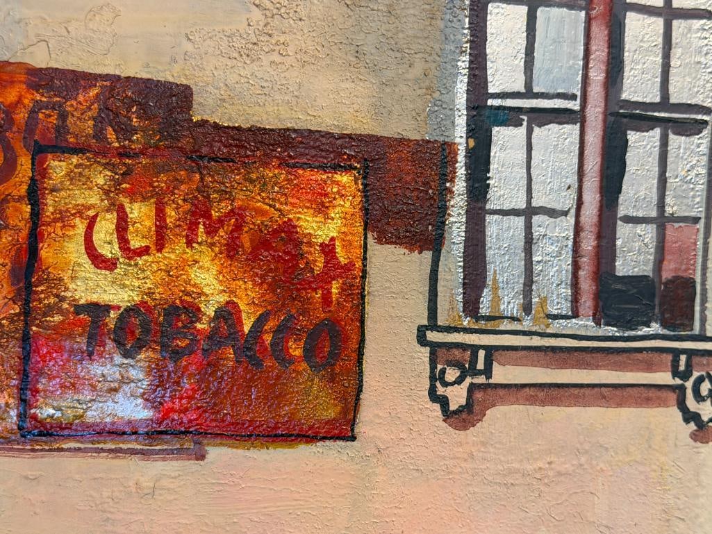 CRAIG SHEPPARD OKLAHOMA-BORN NEVADA ARTIST ORIGINAL OIL ON BOARD MIXED MEDIA PAINTING 49ERS LEGACY - 6