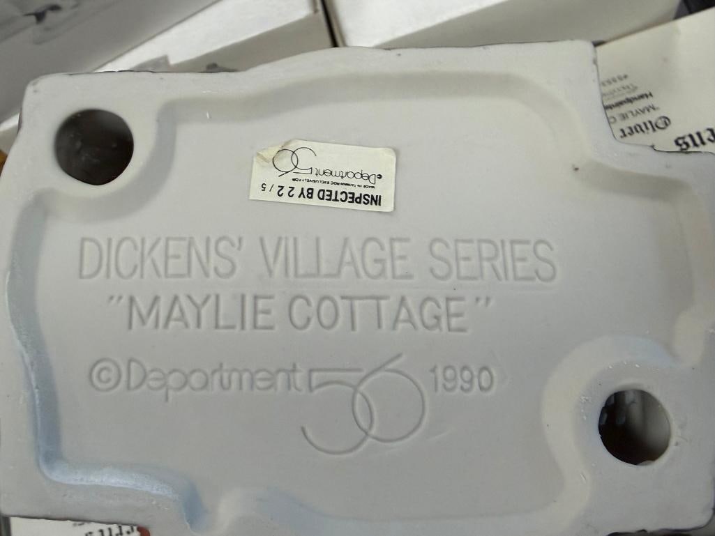 DICKENS VILLAGE HOLIDAY PORCELAIN ILLUMINATING BUILDINGS AND ACCESSORIES - 12