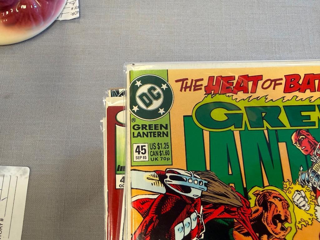 40 ASSORTED COMIC BOOKS DC / MARVEL / IMAGE GREEN LANTERN, DICK TRACY, ROBIN, X-MEN, PHANTOM - 10