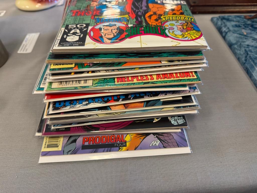 40 ASSORTED COMIC BOOKS DC / MARVEL / IMAGE GREEN LANTERN, DICK TRACY, ROBIN, X-MEN, PHANTOM - 4
