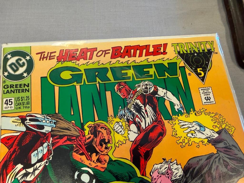 40 ASSORTED COMIC BOOKS DC / MARVEL / IMAGE GREEN LANTERN, DICK TRACY, ROBIN, X-MEN, PHANTOM - 9