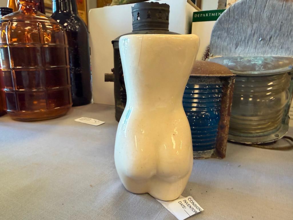 VINTAGE CLUB CAL-NEVA RENO, NV POTTERY NUDE TORSO CUP HAND PAINTED - 6