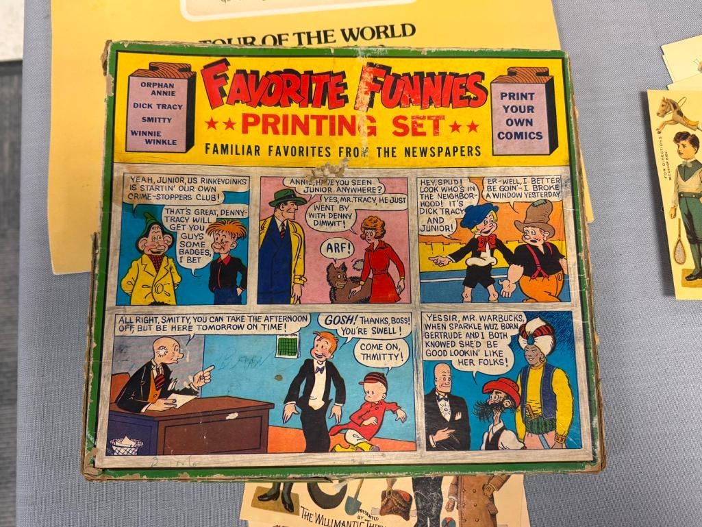 VINAGE EPHEMERA / PAPER PRODUCTS GREETING CARDS, DOLL BOOKS, POSTCARDS, BOOKLETS - 10
