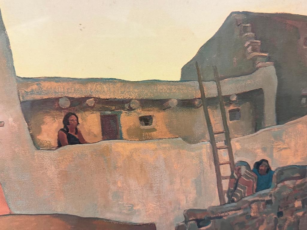 MAYNARD DIXON AMERICAN WEST ARTIST PRINT TITLED THE WISE MEN - 10