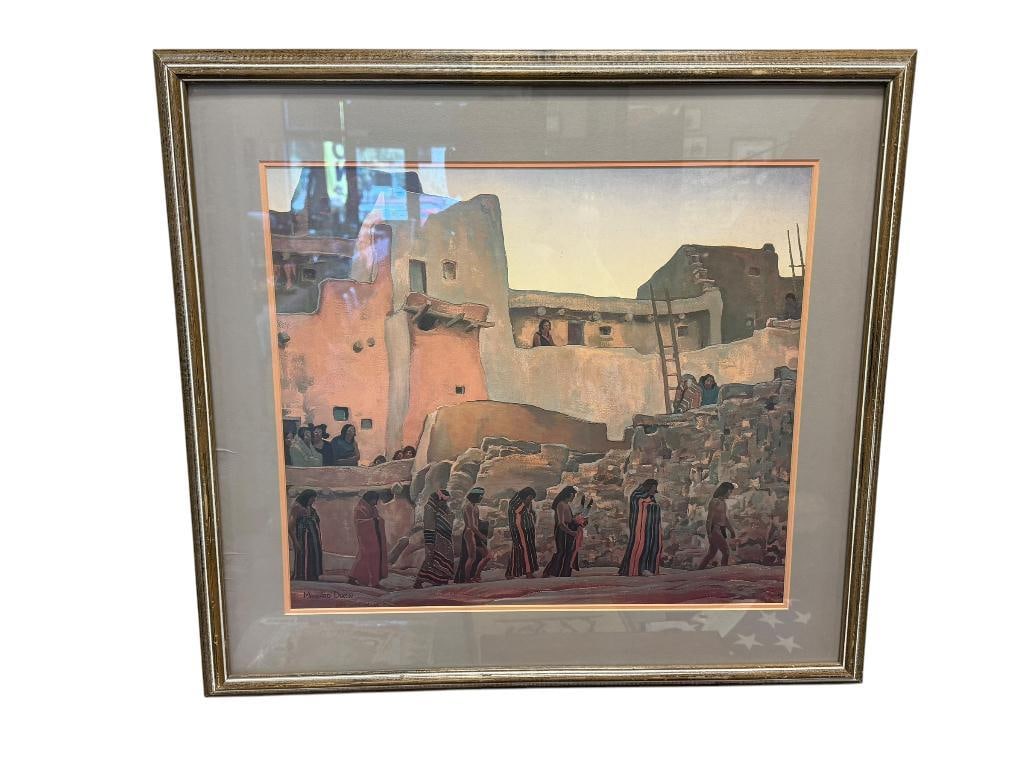 MAYNARD DIXON AMERICAN WEST ARTIST PRINT TITLED THE WISE MEN (1 of 11)