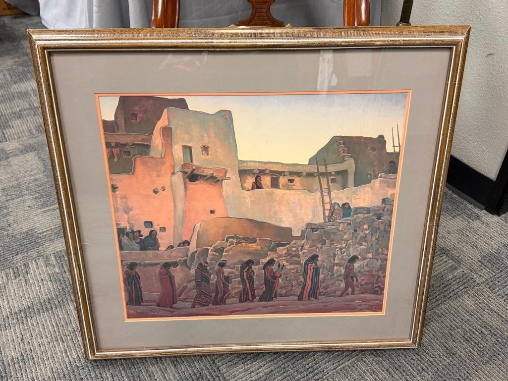 MAYNARD DIXON AMERICAN WEST ARTIST PRINT TITLED THE WISE MEN - 7