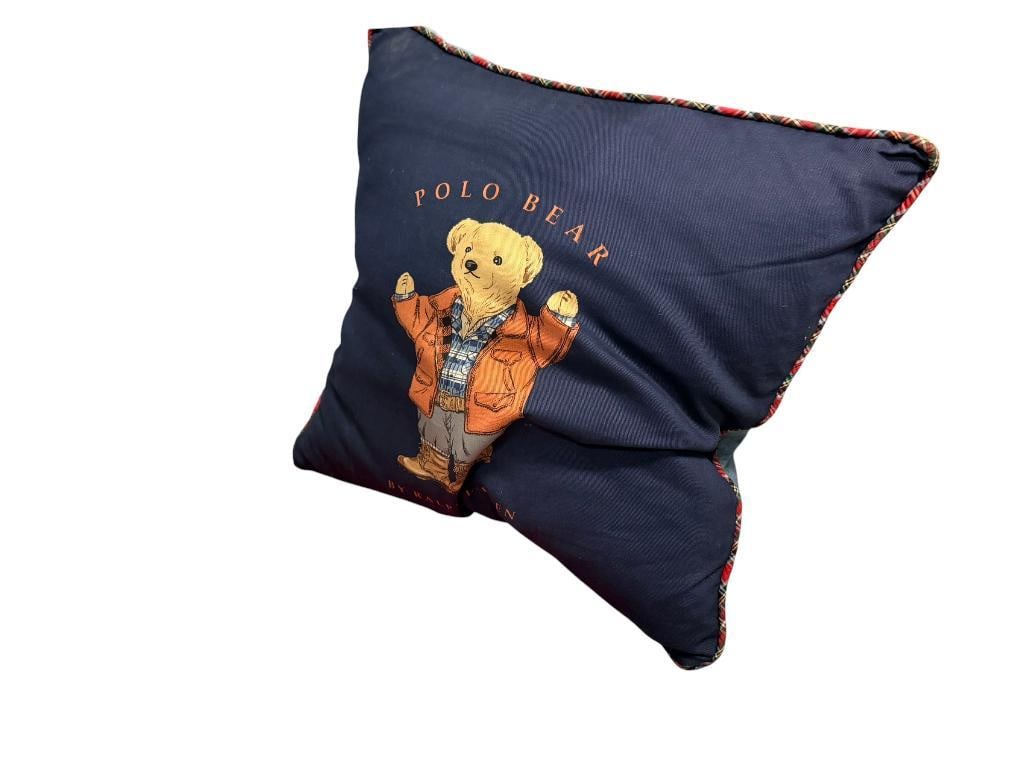 POLO RALPH LAUREN DESIGNER THROW PILLOW AND BEACH TOWEL (1 of 8)